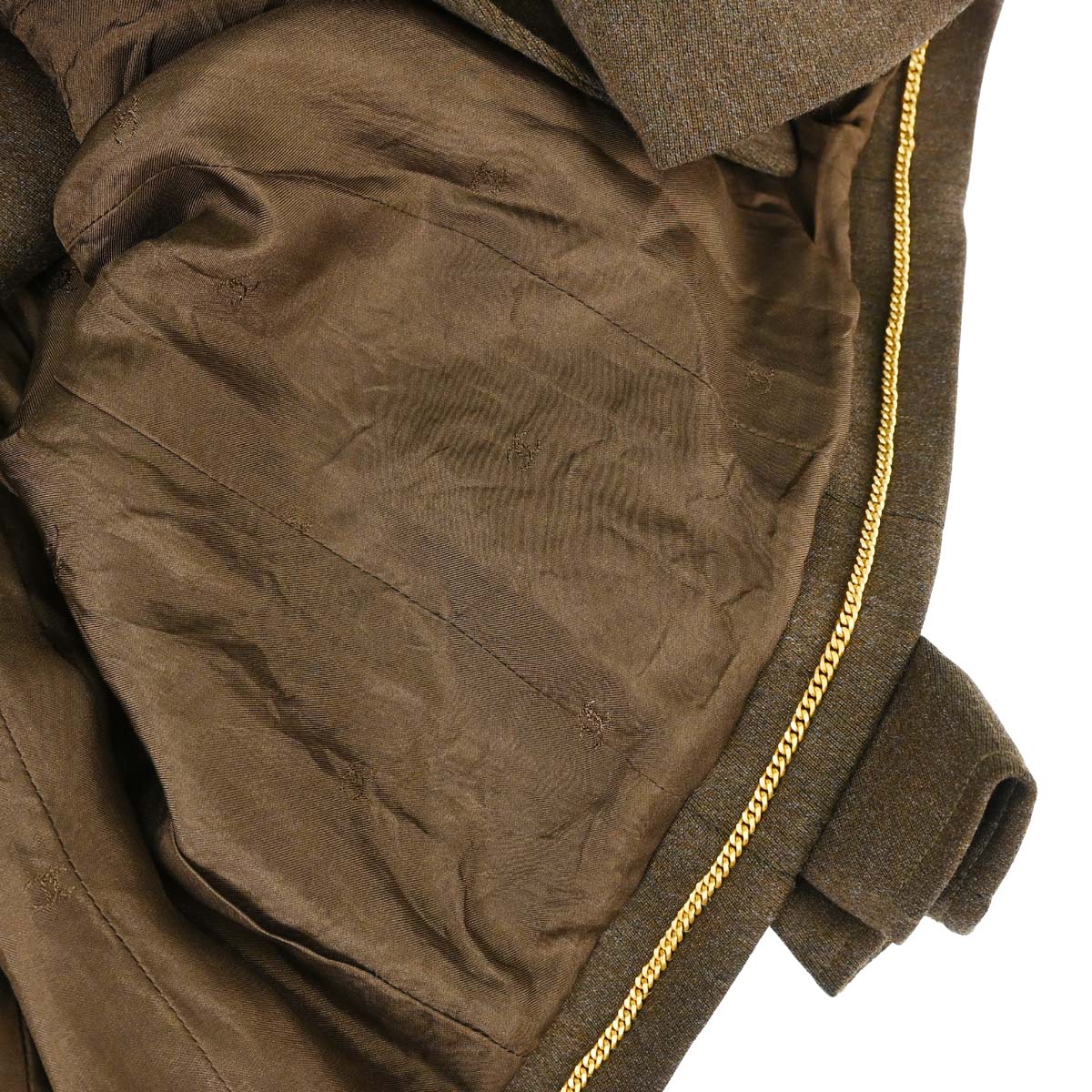 Chanel 1996 Double Breasted Jacket Brown #36