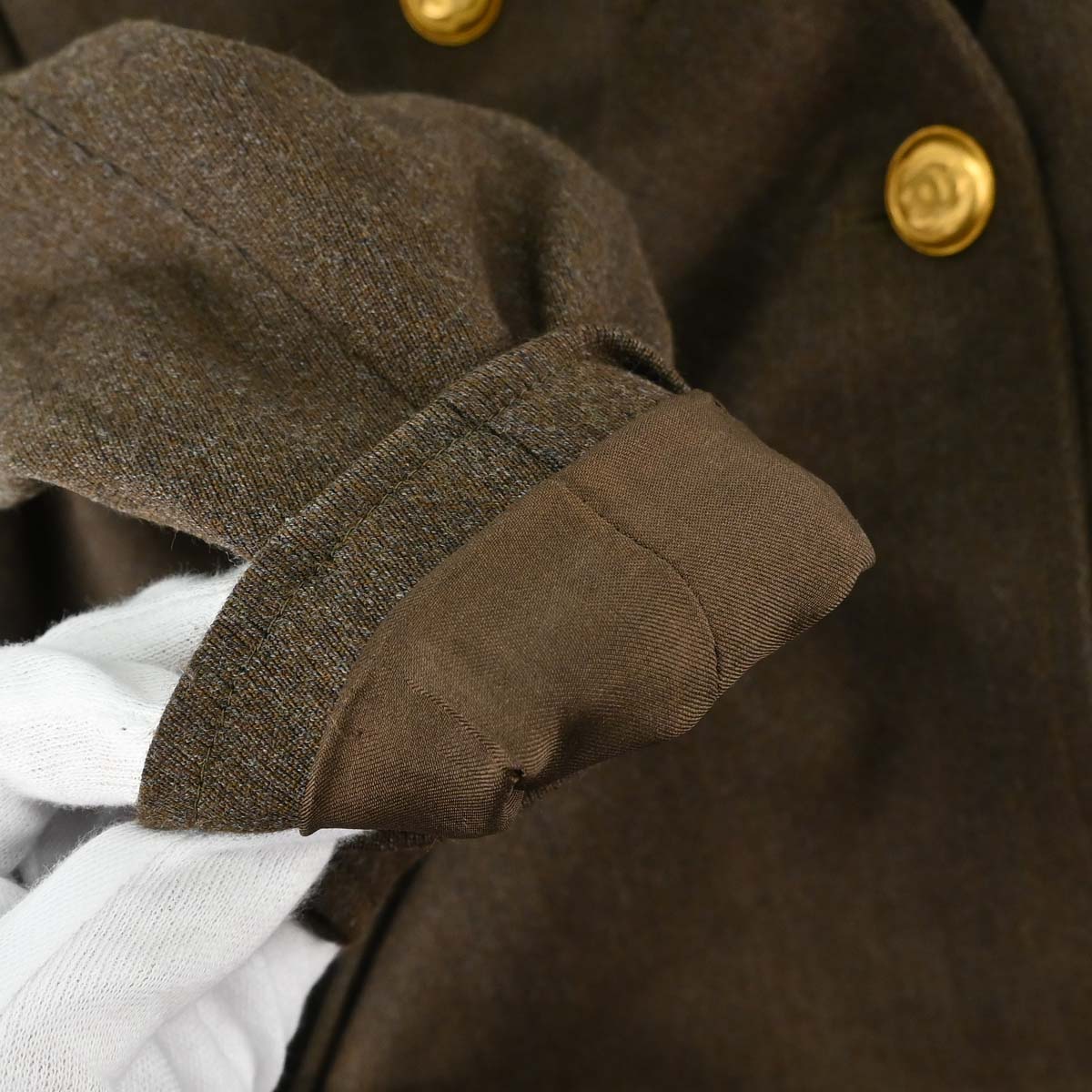 Chanel 1996 Double Breasted Jacket Brown #36