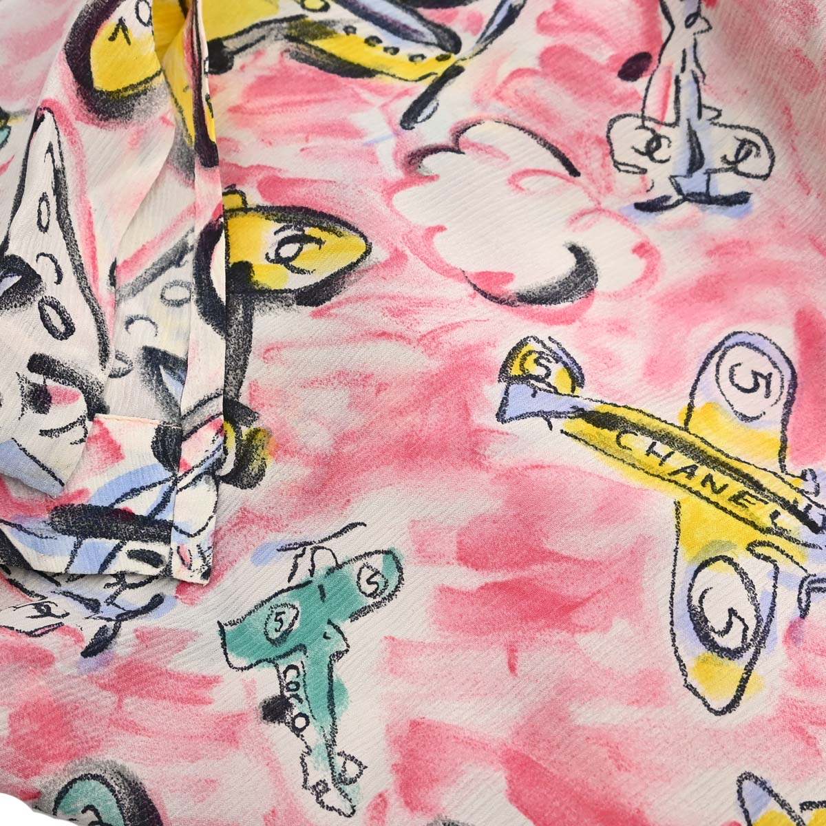 Chanel 1994 Sleeveless Dress Pink #40
