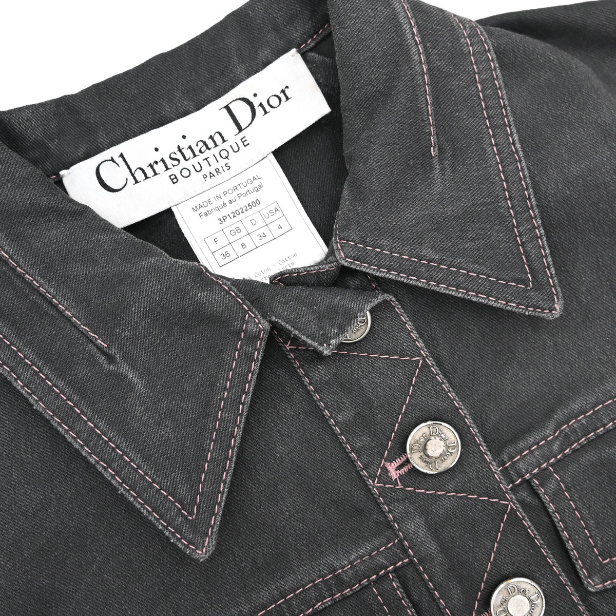 Christian Dior 2003 Denim Jacket Gray #36