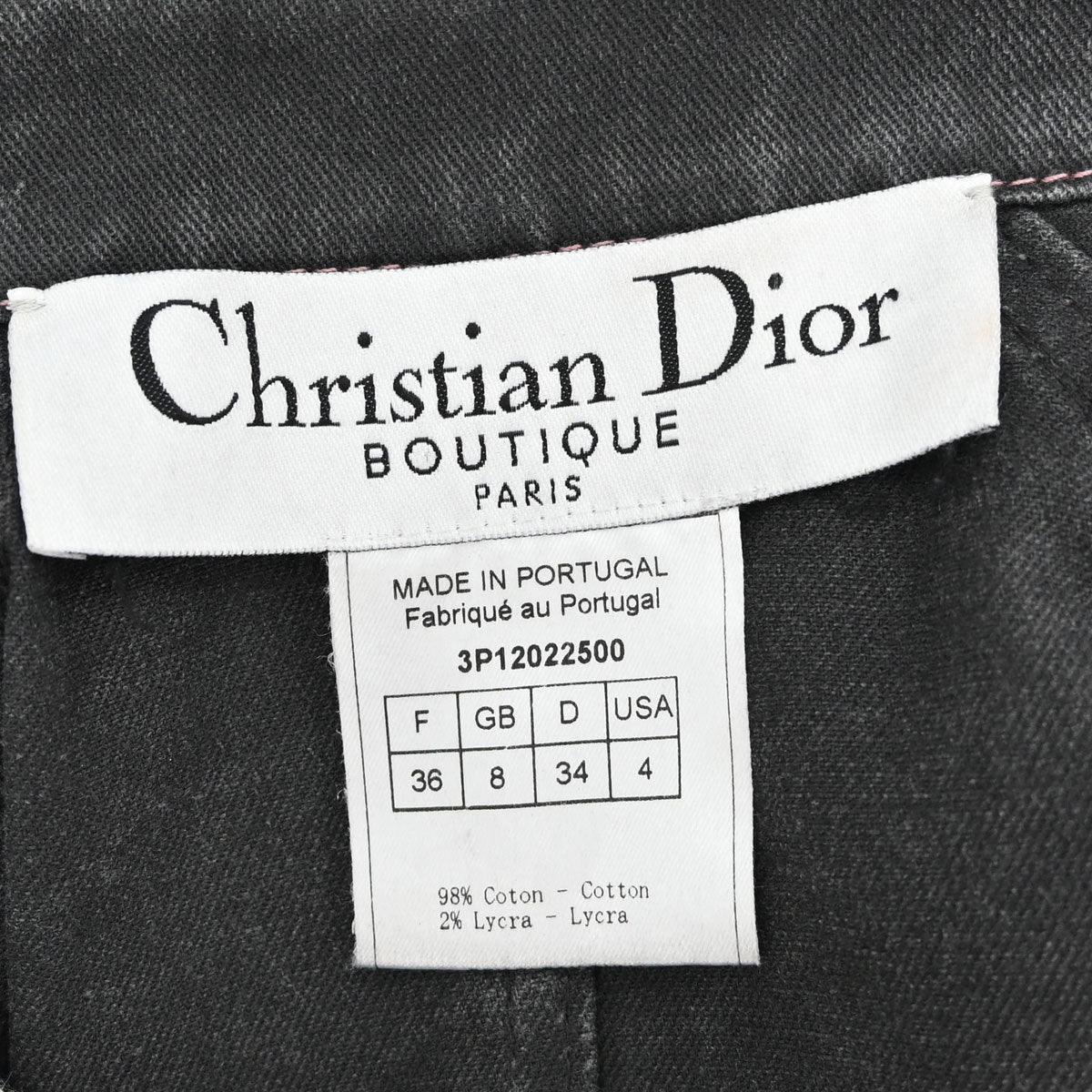 Christian Dior 2003 Denim Jacket Gray #36