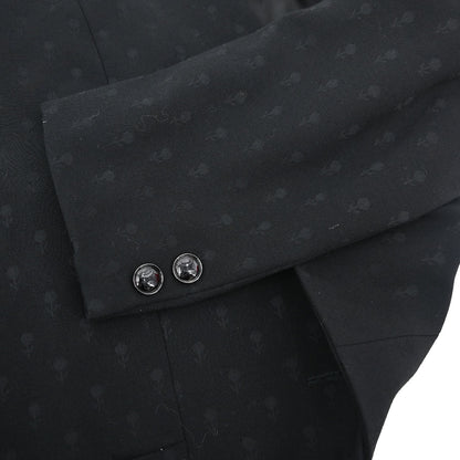 Celine Collarless Jacket Black #46