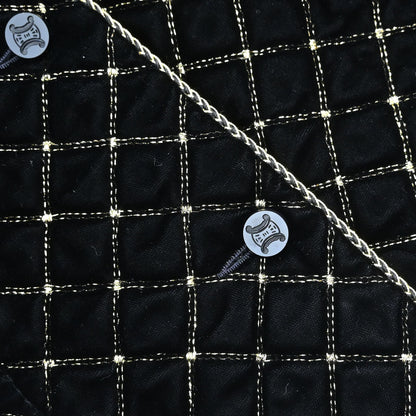 Celine Collarless Velvet Jacket Glitter Black #46