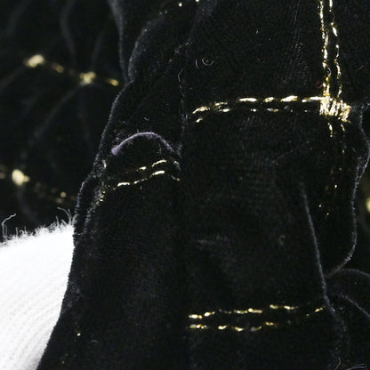Celine Collarless Velvet Jacket Glitter Black #46