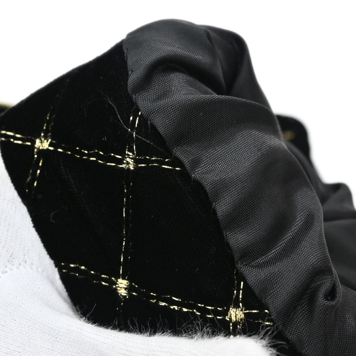 Celine Collarless Velvet Jacket Glitter Black #46