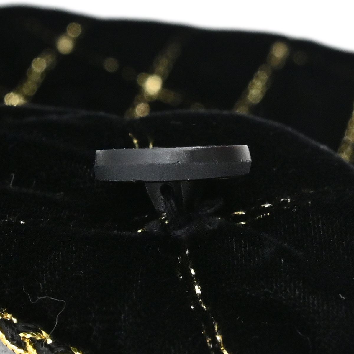 Celine Collarless Velvet Jacket Glitter Black #46