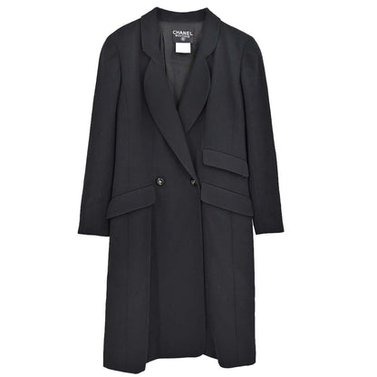 Chanel 1997 Coat Black #40