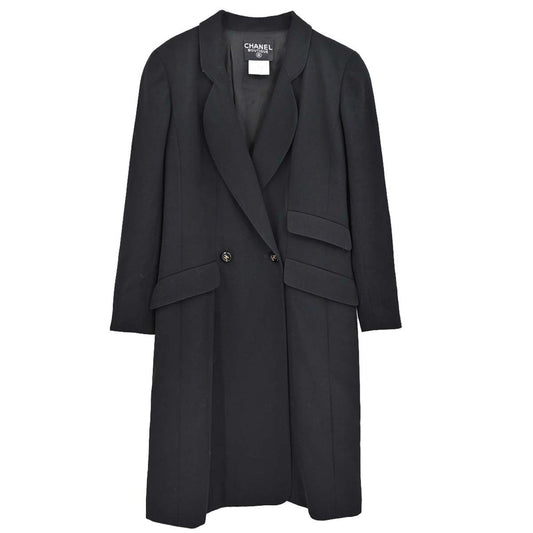 Chanel 1997 Coat Black #40