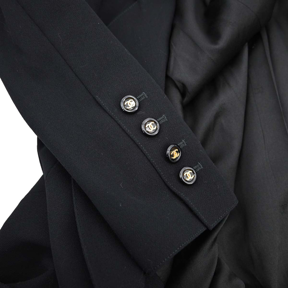 Chanel 1997 Coat Black #40