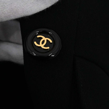 Chanel 1997 Coat Black #40