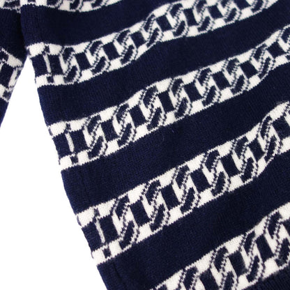 Chanel 2017 Cardigan Navy #38