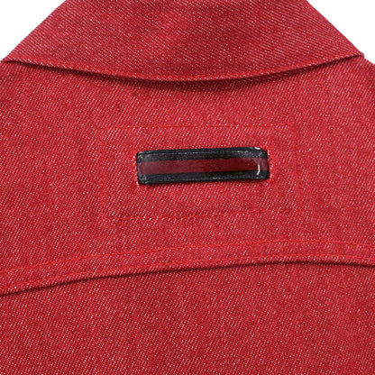 Gucci 1999 Denim Jacket Red #40