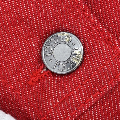 Gucci 1999 Denim Jacket Red #40