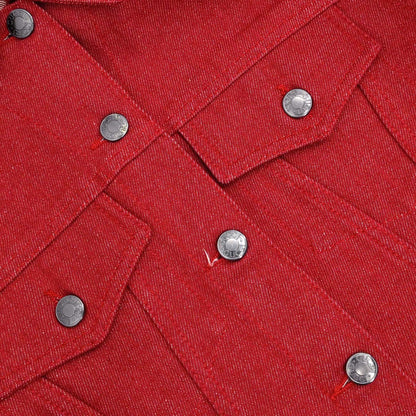 Gucci 1999 Denim Jacket Red #40