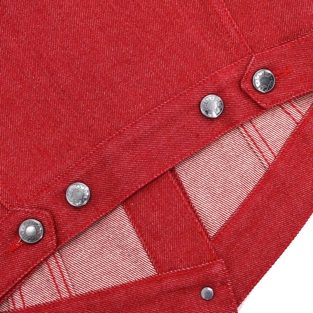 Gucci 1999 Denim Jacket Red #40