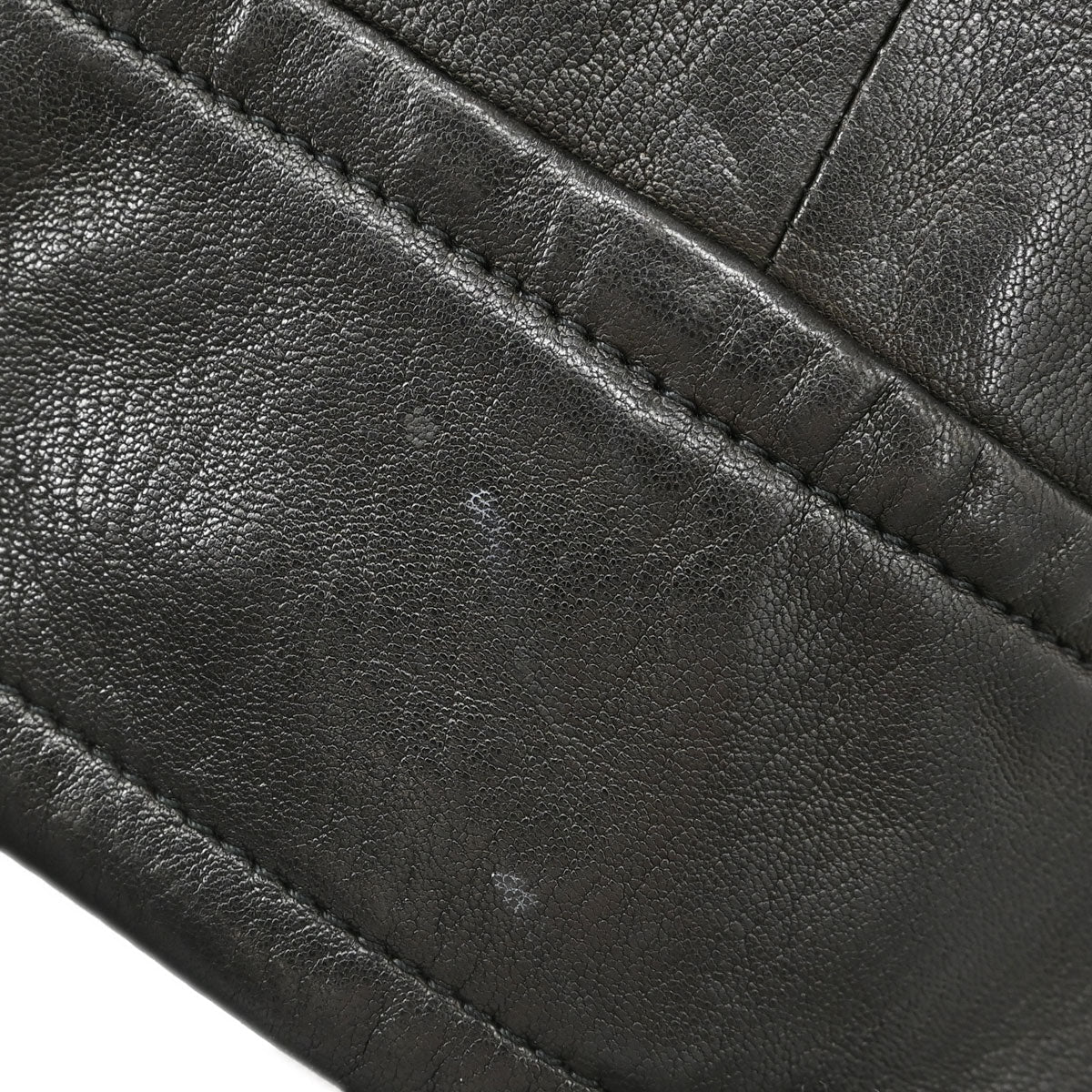 Gucci Double Breasted Genuine Leather Jacket Black #52