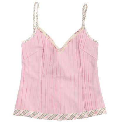 Chanel 2003 Striped Camisole Pink #34