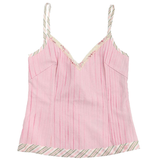 Chanel 2003 Striped Camisole Pink #34