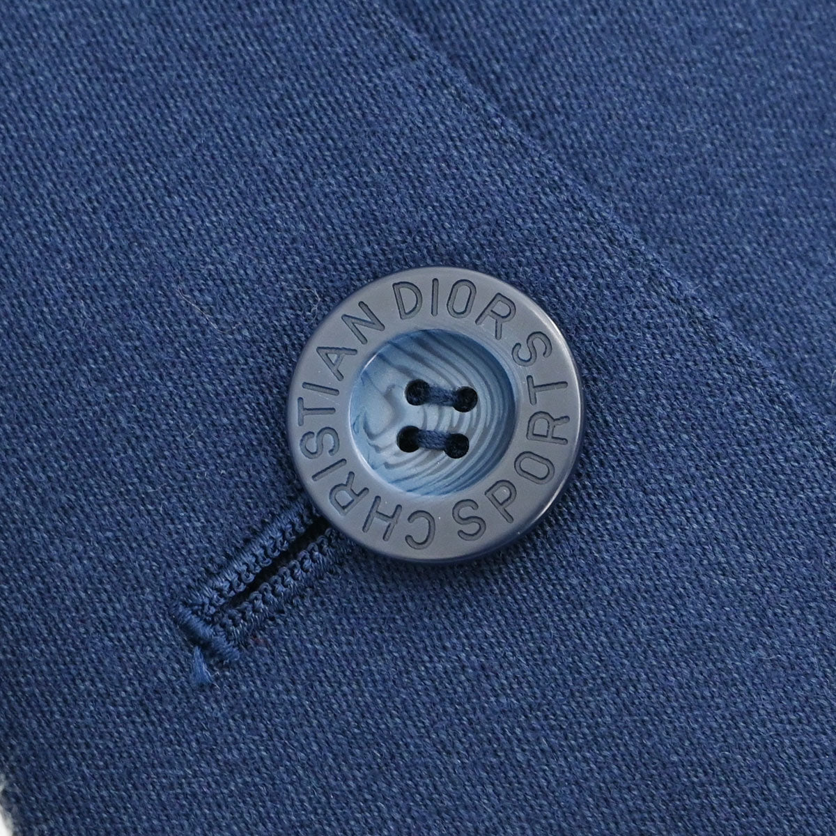 Christian Dior Sports Single Breasted Emblem Jacket Navy  #M