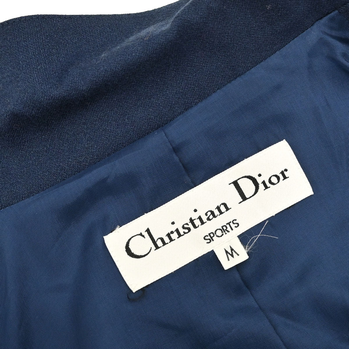 Christian Dior Sports Single Breasted Emblem Jacket Navy  #M