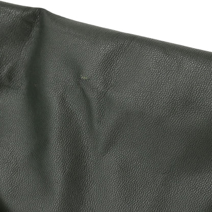 Hermes Single Breasted Jacket Lambskin Dark Green #50