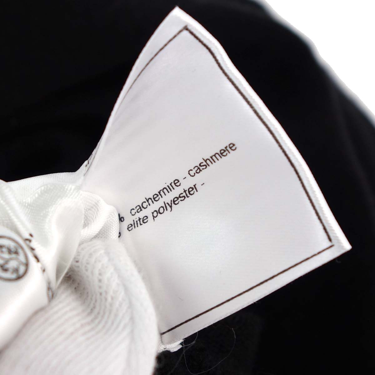 Chanel 2004 Long Sleeve Turtleneck Top Black #34
