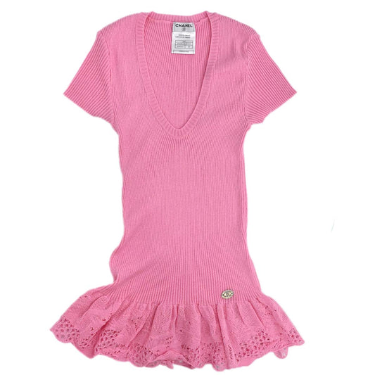 Chanel 2006 Short Sleeve Top Pink #34