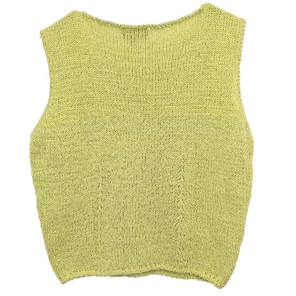 Gucci 1996 Set Cardigan Top Yellow #S