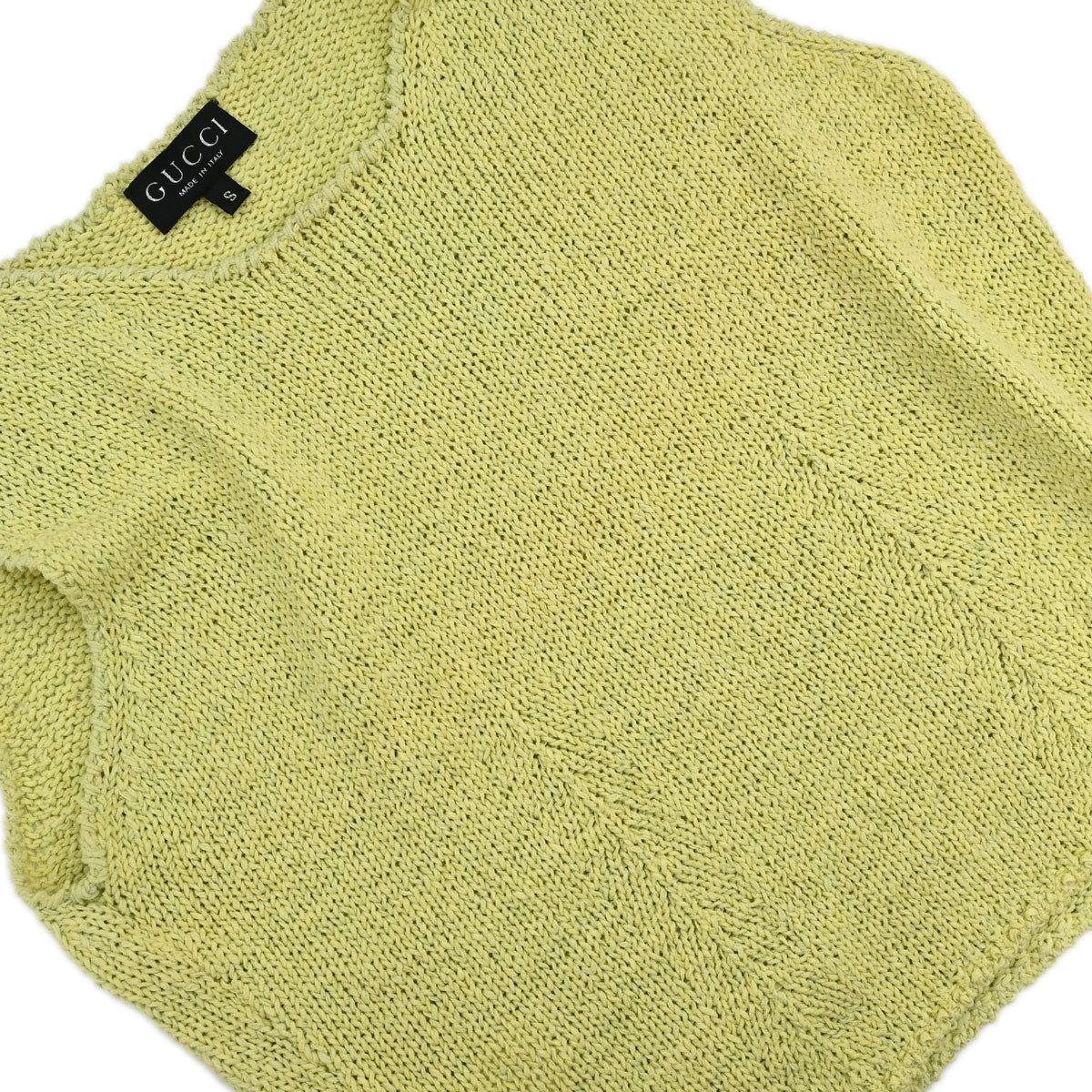 Gucci 1996 Set Cardigan Top Yellow #S