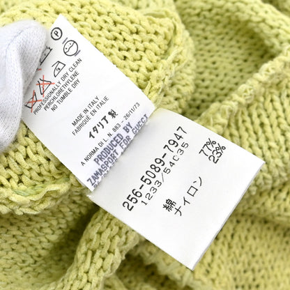 Gucci 1996 Set Cardigan Top Yellow #S