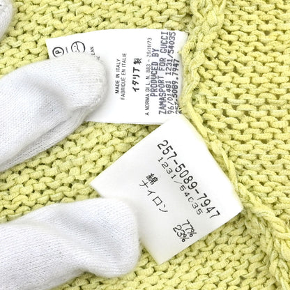 Gucci 1996 Set Cardigan Top Yellow #S