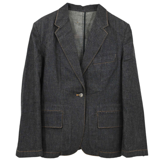 Gucci 2000 Denim Jacket Dark Gray #42