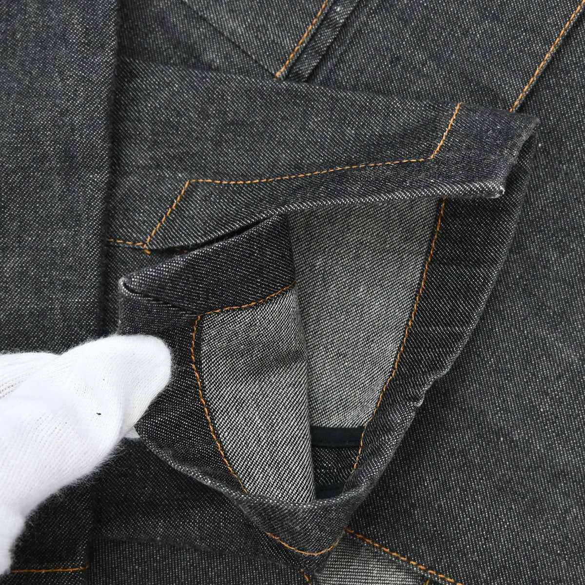 Gucci 2000 Denim Jacket Dark Gray #42