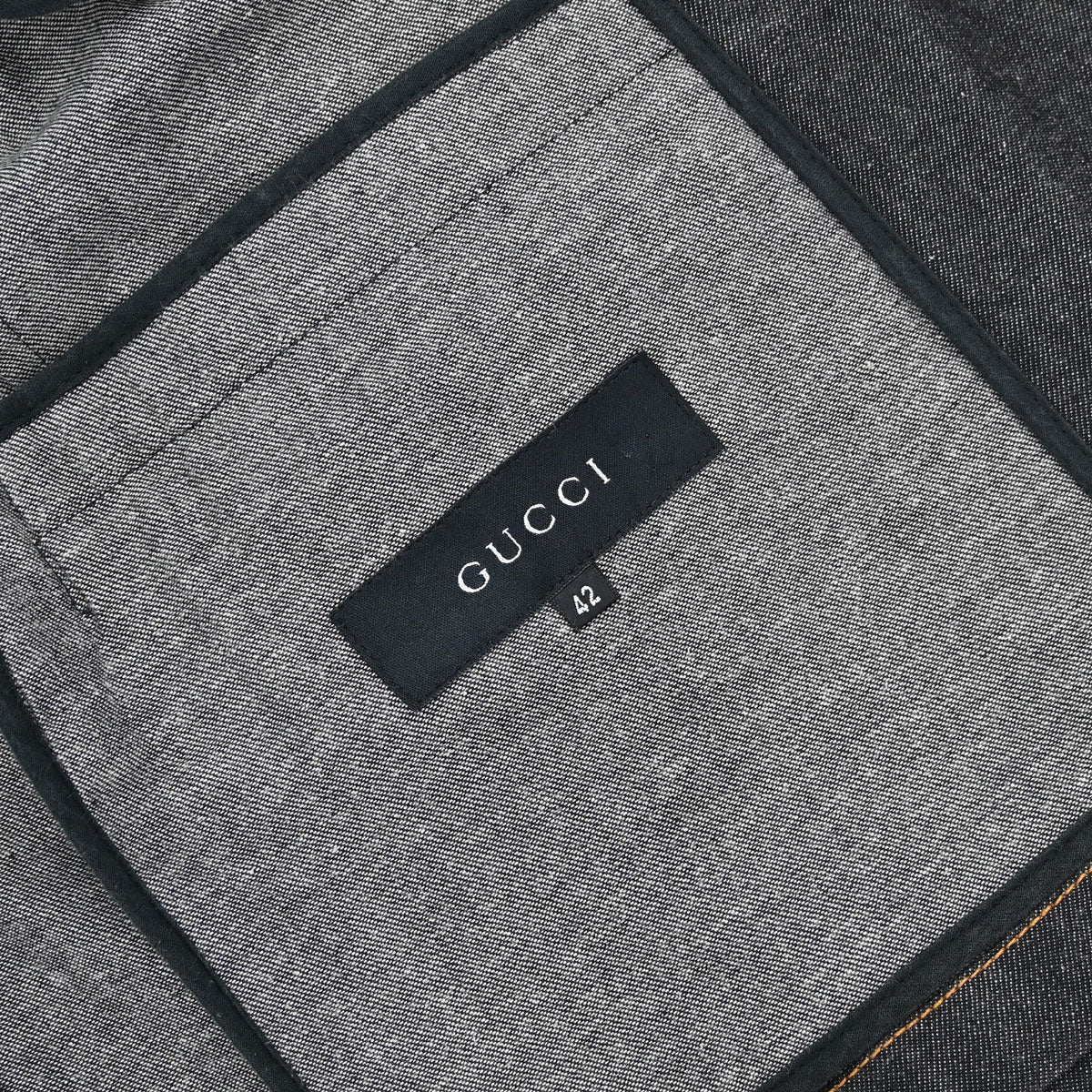 Gucci 2000 Denim Jacket Dark Gray #42