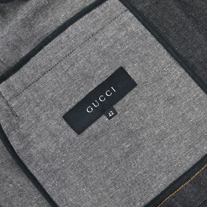 Gucci 2000 Denim Jacket Dark Gray #42