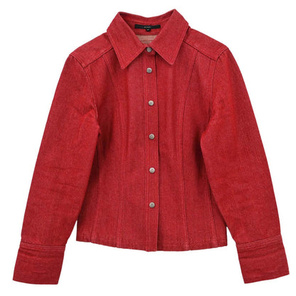 Gucci 1999 Denim Jacket Red  #40