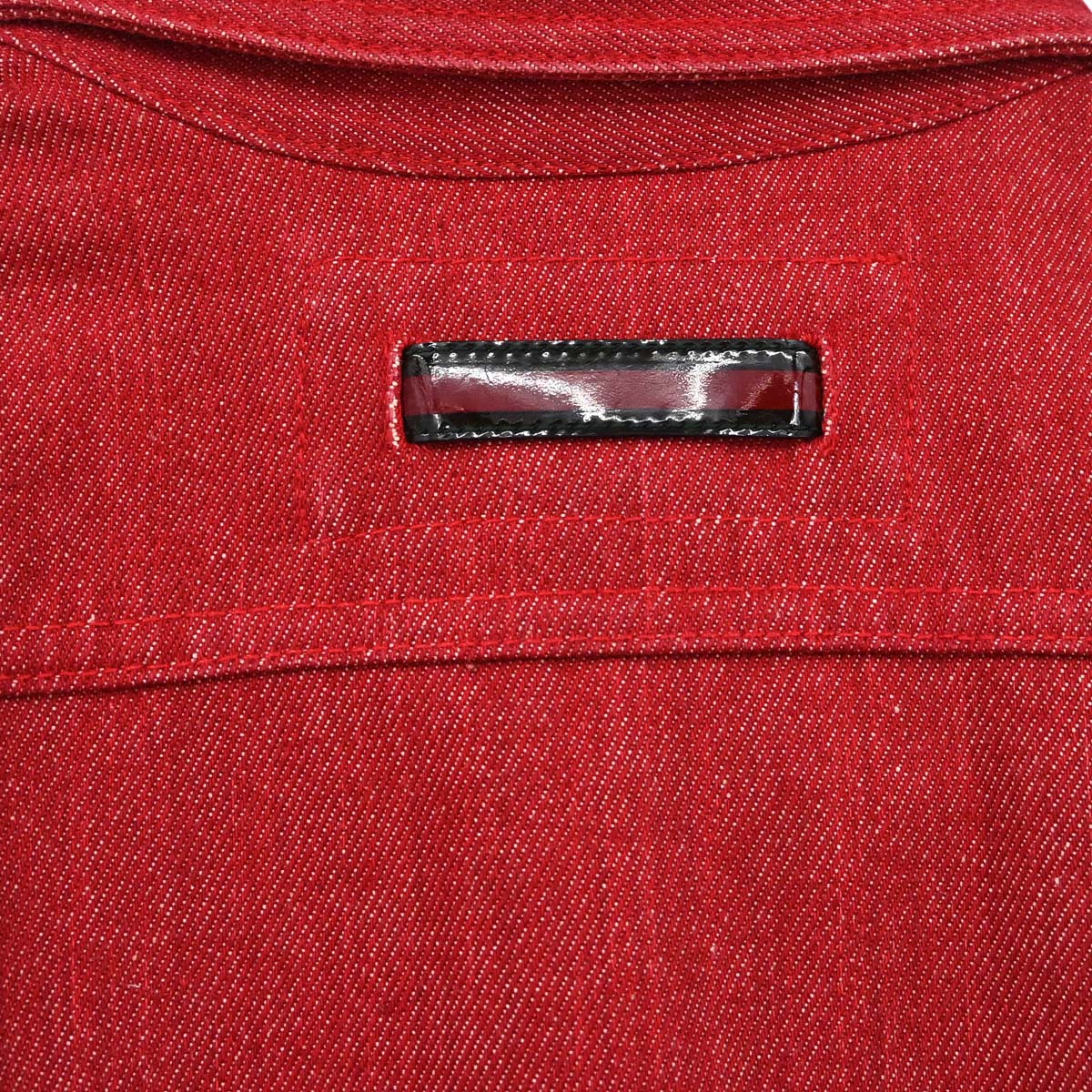 Gucci 1999 Denim Jacket Red  #40