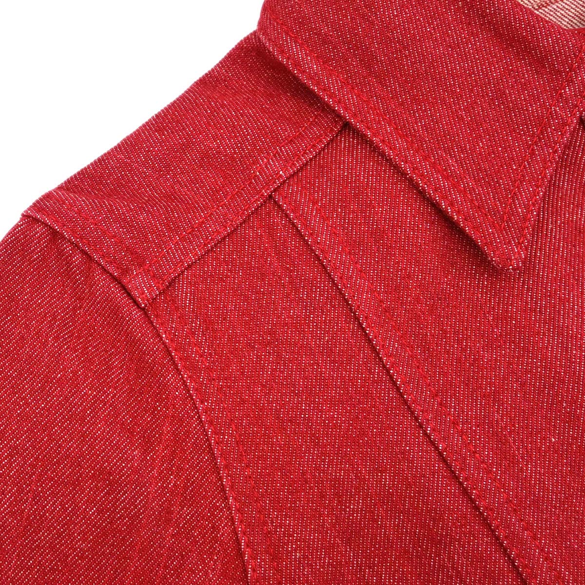 Gucci 1999 Denim Jacket Red  #40