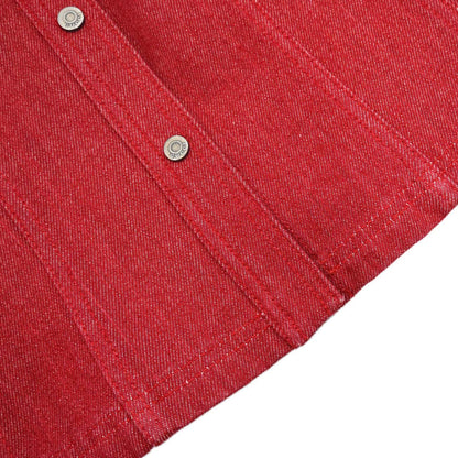 Gucci 1999 Denim Jacket Red  #40