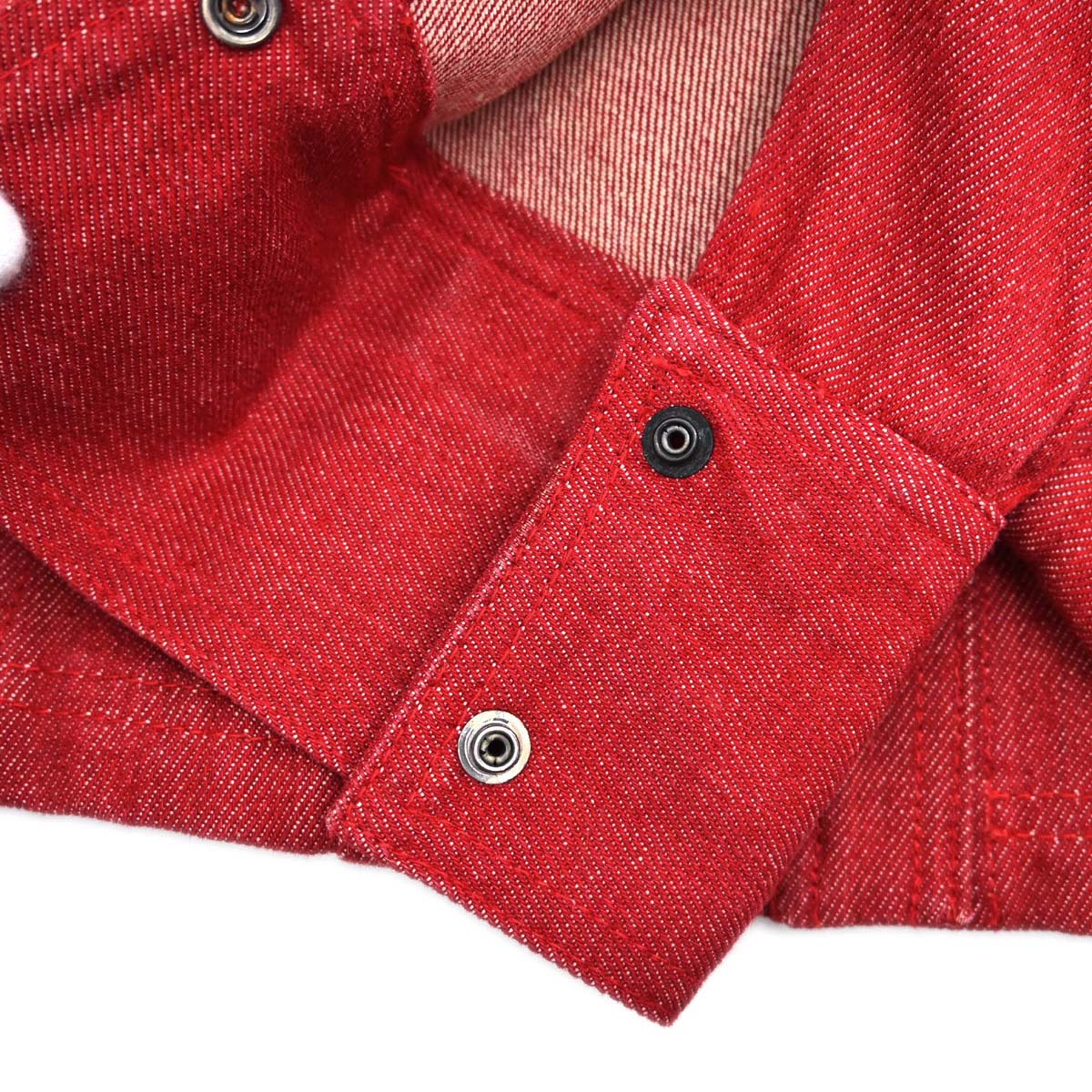 Gucci 1999 Denim Jacket Red  #40