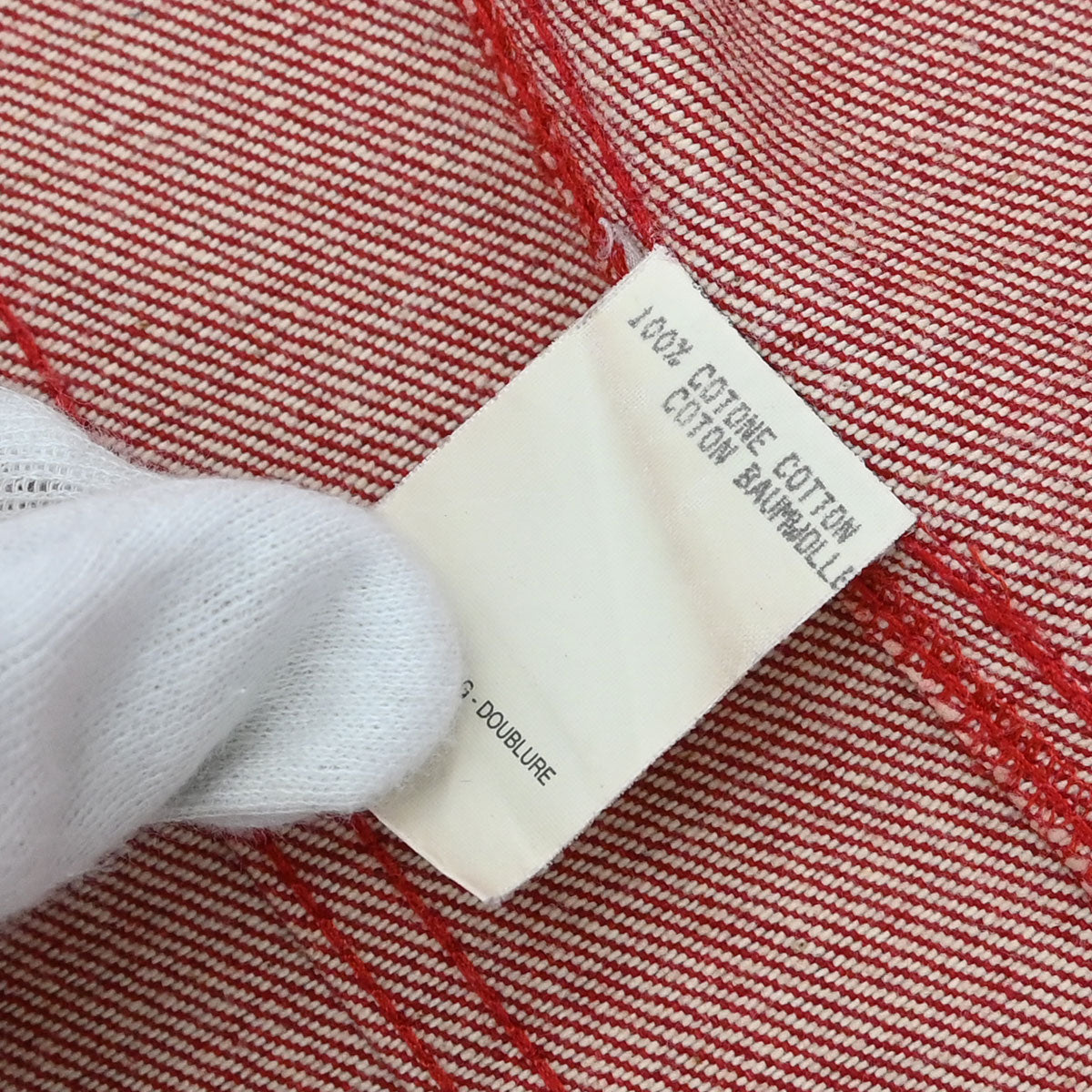 Gucci 1999 Denim Jacket Red  #40