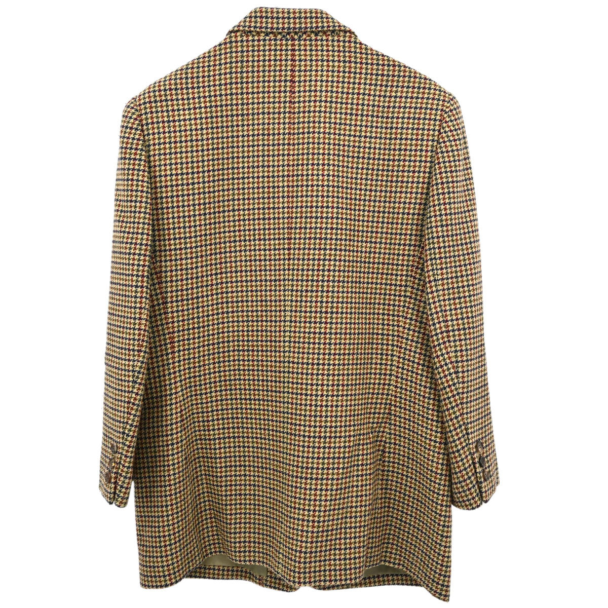 Burberrys Single Breasted Houndstooth Tweed Jacket Brown #40–42