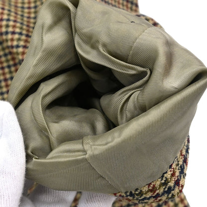 Burberrys Single Breasted Houndstooth Tweed Jacket Brown #40–42