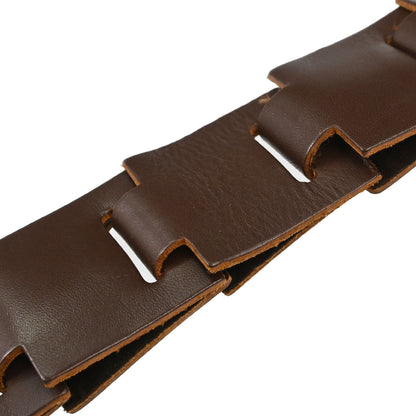 Chanel Brown Leather Belt 99A Small Good