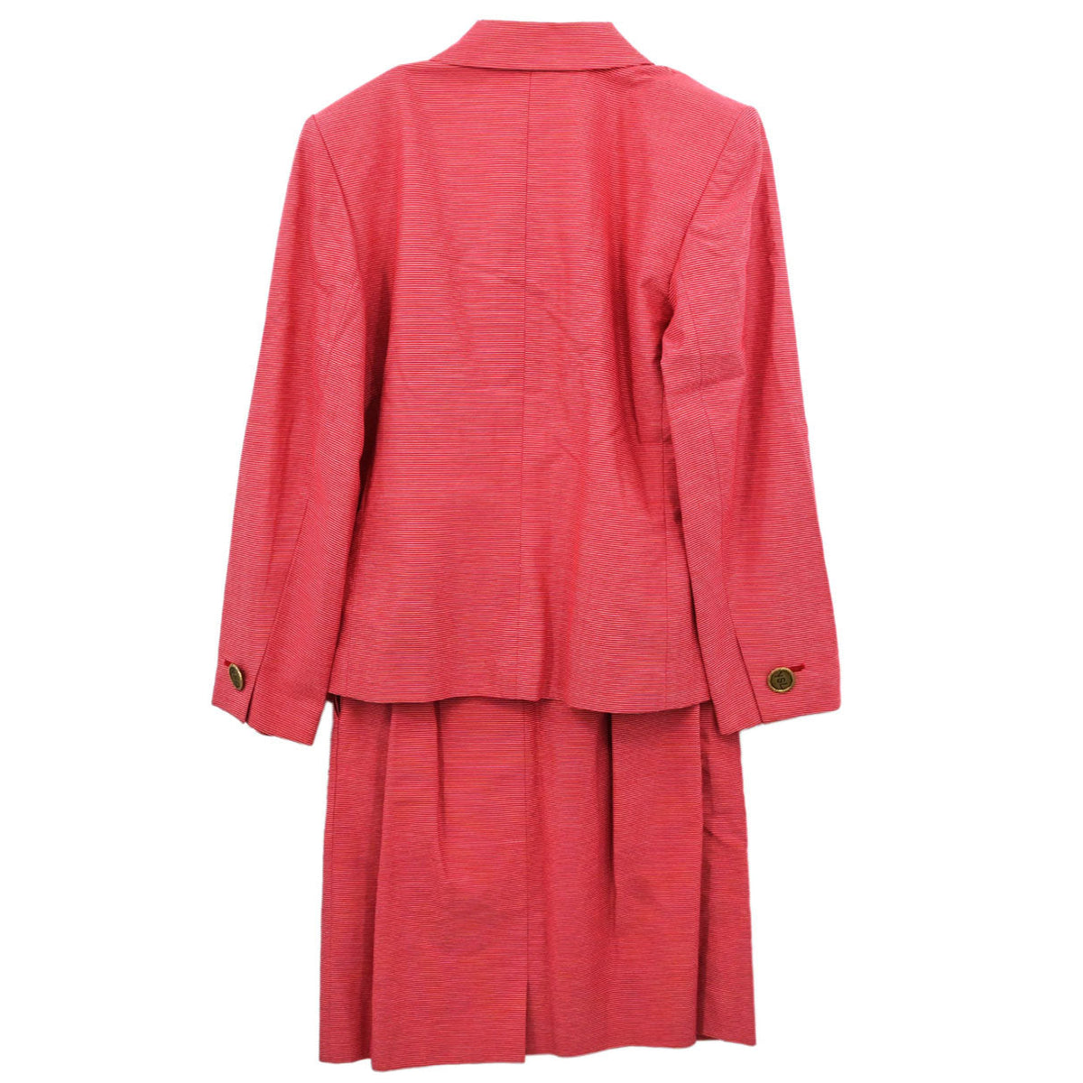 Yves Saint Laurent Setup Suit Jacket Skirt Red #M