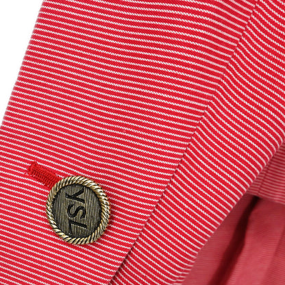 Yves Saint Laurent Setup Suit Jacket Skirt Red #M