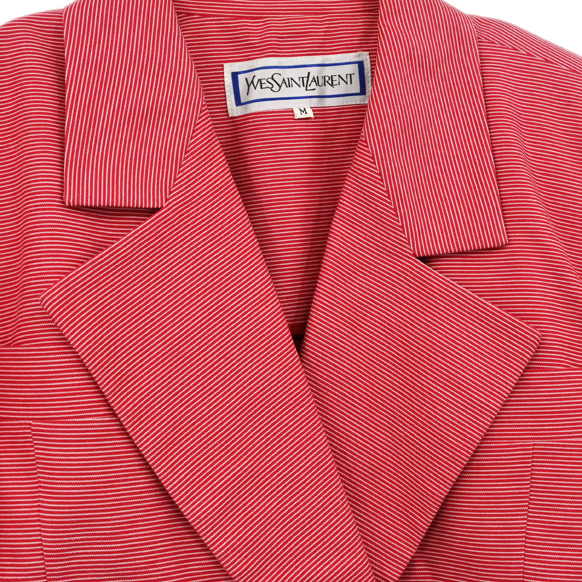 Yves Saint Laurent Setup Suit Jacket Skirt Red #M