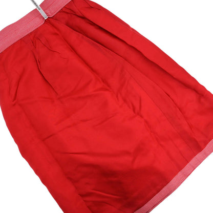 Yves Saint Laurent Setup Suit Jacket Skirt Red #M