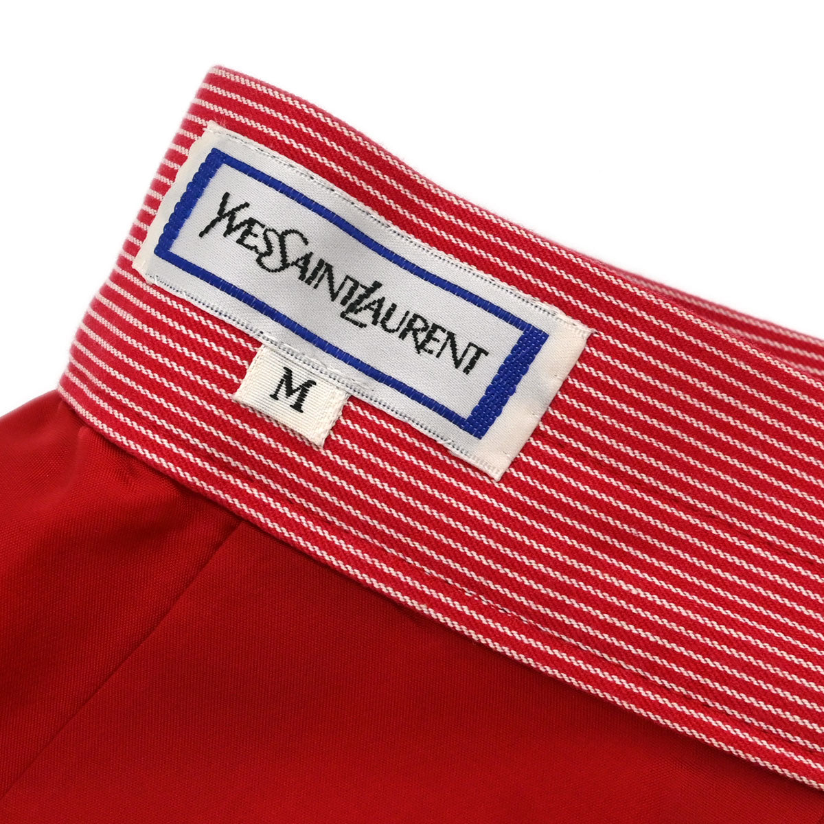 Yves Saint Laurent Setup Suit Jacket Skirt Red #M