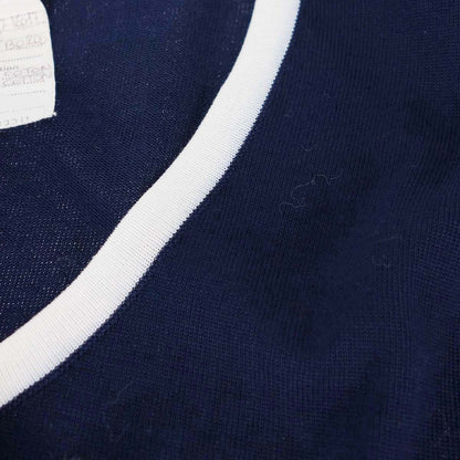 Chanel 1996 Short Sleeve Top Navy #42